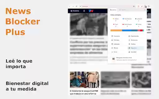 News Blocker Plus  from Chrome web store to be run with OffiDocs Chromium online