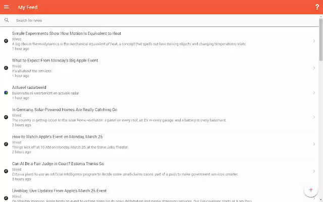Newsfeeder Quick launch from Chrome web store to be run with OffiDocs Chromium online Newsfeeder Quick launch from Chrome web store to be run with OffiDocs Chromium online