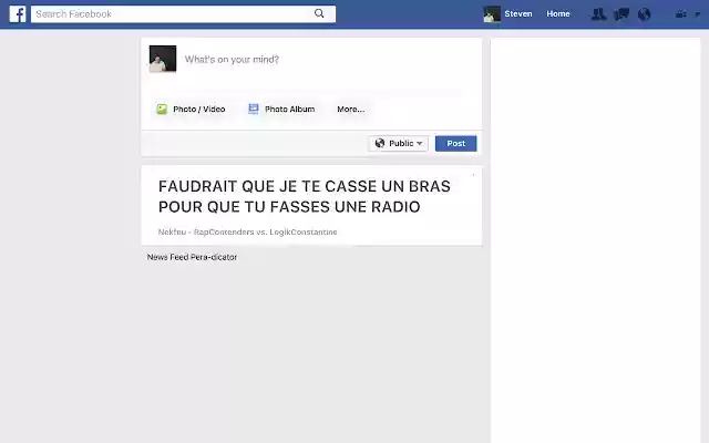 News Feed Pera dicator for Facebook from Chrome web store to be run with OffiDocs Chromium online News Feed Pera dicator for Facebook from Chrome web store to be run with OffiDocs Chromium online