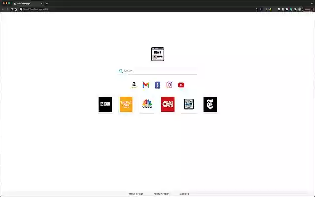 NewsHomePage  from Chrome web store to be run with OffiDocs Chromium online
