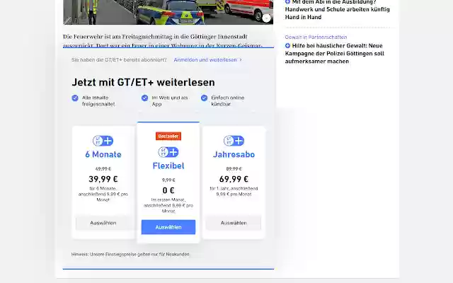 Newspaper Free  from Chrome web store to be run with OffiDocs Chromium online