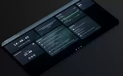New Tab Widgets  from Chrome web store to be run with OffiDocs Chromium online