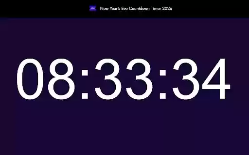 New Years Eve Countdown Timer 2026  from Chrome web store to be run with OffiDocs Chromium online