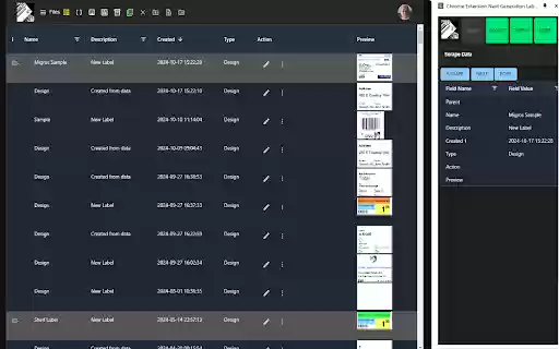 Next Generation Label Printing Adapter  from Chrome web store to be run with OffiDocs Chromium online