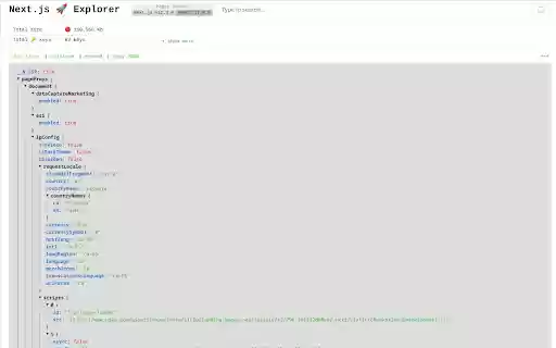 Next.js Explorer NextJS App  Pages Router  from Chrome web store to be run with OffiDocs Chromium online