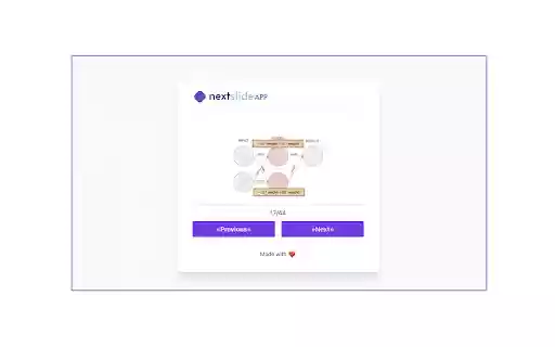 NextSlideApp  from Chrome web store to be run with OffiDocs Chromium online