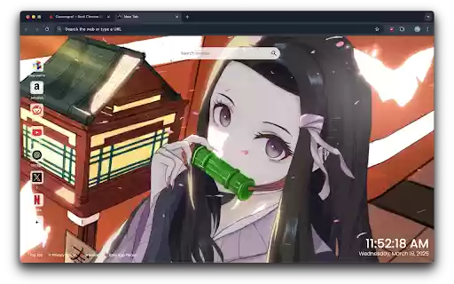 Nezukos Gaze Live Wallpaper  from Chrome web store to be run with OffiDocs Chromium online