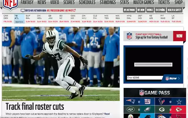 NFL Timezone 18/19  from Chrome web store to be run with OffiDocs Chromium online