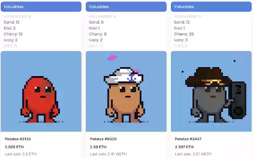 NFT Insights  from Chrome web store to be run with OffiDocs Chromium online