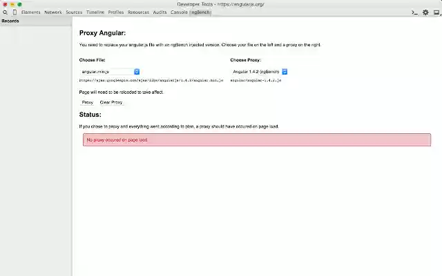 ngBench  from Chrome web store to be run with OffiDocs Chromium online
