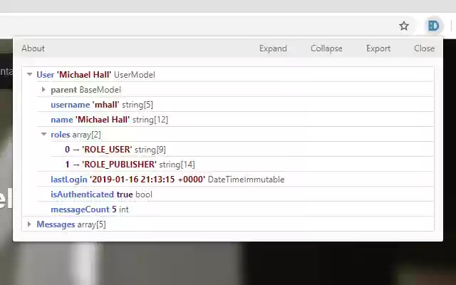 NiceDump Inspector from Chrome web store to be run with OffiDocs Chromium online NiceDump Inspector from Chrome web store to be run with OffiDocs Chromium online