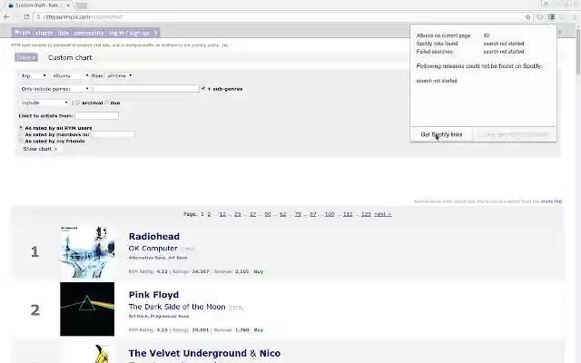 Nice Playlist Generator from Chrome web store to be run with OffiDocs Chromium online Nice Playlist Generator from Chrome web store to be run with OffiDocs Chromium online