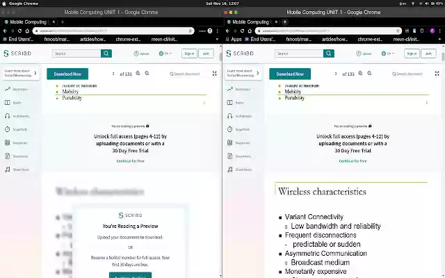 Nice Try Scribd  from Chrome web store to be run with OffiDocs Chromium online
