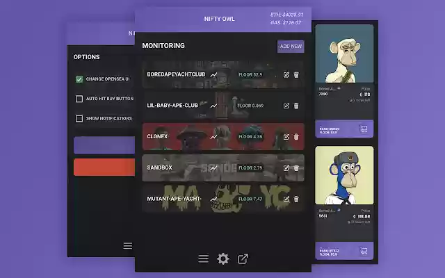 Nifty Owl from Chrome web store to be run with OffiDocs Chromium online Nifty Owl from Chrome web store to be run with OffiDocs Chromium online