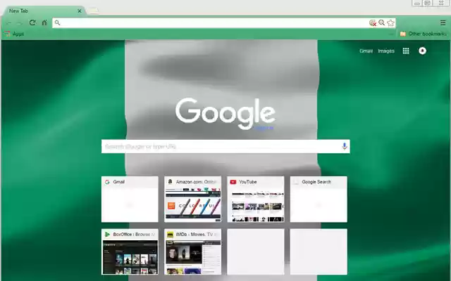 Nigerian Flag Theme  from Chrome web store to be run with OffiDocs Chromium online
