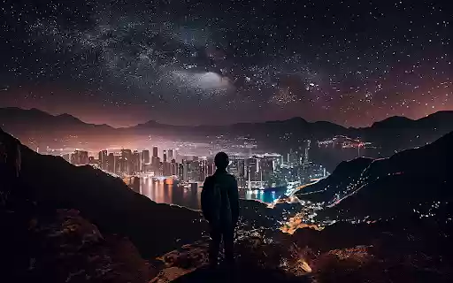 night adventure men standing mountain peak from Chrome web store to be run with OffiDocs Chromium online night adventure men standing mountain peak from Chrome web store to be run with OffiDocs Chromium online