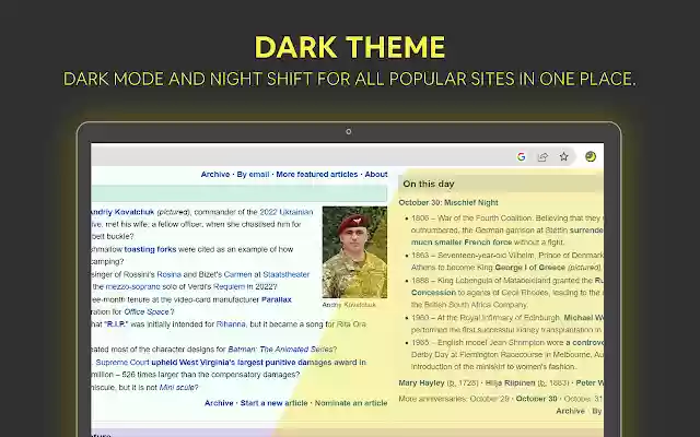 Night Shift Mode  from Chrome web store to be run with OffiDocs Chromium online