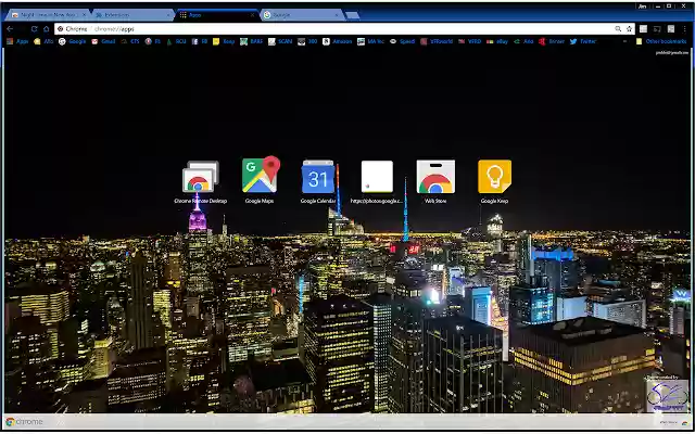 Night Time In New York City  from Chrome web store to be run with OffiDocs Chromium online