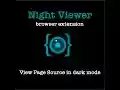 Night Viewer Dark mode for view page source  from Chrome web store to be run with OffiDocs Chromium online