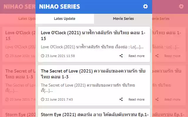 Nihao Series Latest Update Series News  from Chrome web store to be run with OffiDocs Chromium online