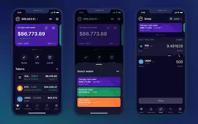 Nitrogen Wallet  from Chrome web store to be run with OffiDocs Chromium online