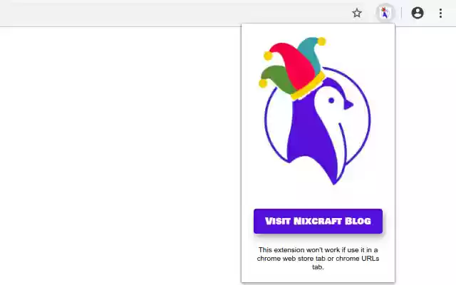 Nixcraft April Fools  from Chrome web store to be run with OffiDocs Chromium online