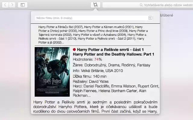 Nájsť Zobraziť Film from Chrome web store to be run with OffiDocs Chromium online Nájsť Zobraziť Film from Chrome web store to be run with OffiDocs Chromium online
