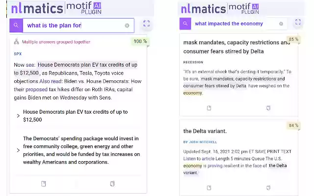 NLMatics Motif Plugin  from Chrome web store to be run with OffiDocs Chromium online