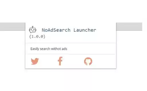 NoAdSearch Launcher from Chrome web store to be run with OffiDocs Chromium online NoAdSearch Launcher from Chrome web store to be run with OffiDocs Chromium online
