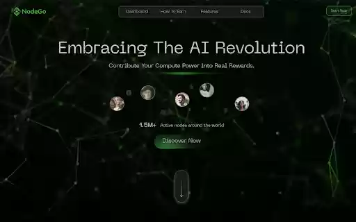 NodeGo.Ai DePIN Connect  from Chrome web store to be run with OffiDocs Chromium online