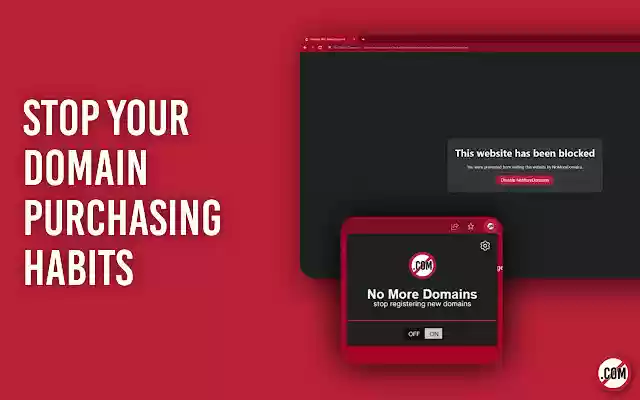 No More Domains  from Chrome web store to be run with OffiDocs Chromium online