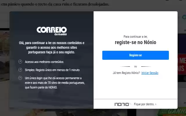 NONIOBlocker | remove o popup do NONIO  from Chrome web store to be run with OffiDocs Chromium online