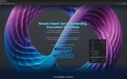 Noos.AI  from Chrome web store to be run with OffiDocs Chromium online
