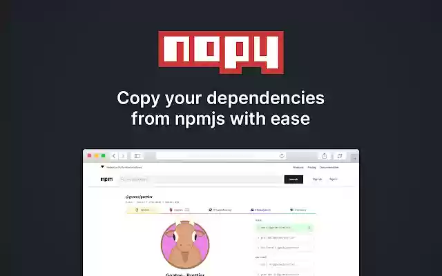 Nopy  from Chrome web store to be run with OffiDocs Chromium online