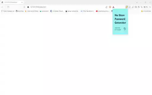 No Store Password Generator  from Chrome web store to be run with OffiDocs Chromium online