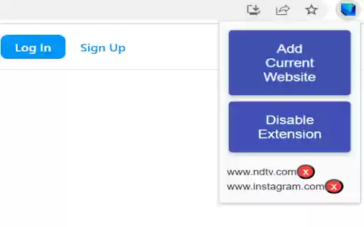 NoTabsForYou Block new tabs  from Chrome web store to be run with OffiDocs Chromium online