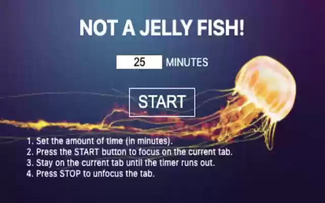 Not a Jelly Fish! from Chrome web store to be run with OffiDocs Chromium online Not a Jelly Fish! from Chrome web store to be run with OffiDocs Chromium online