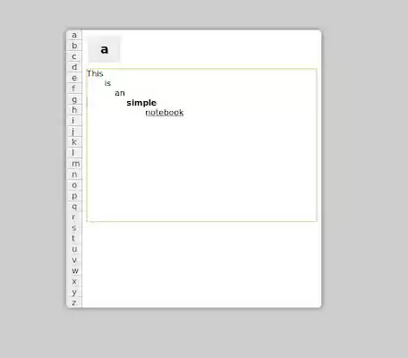 Notebook  from Chrome web store to be run with OffiDocs Chromium online