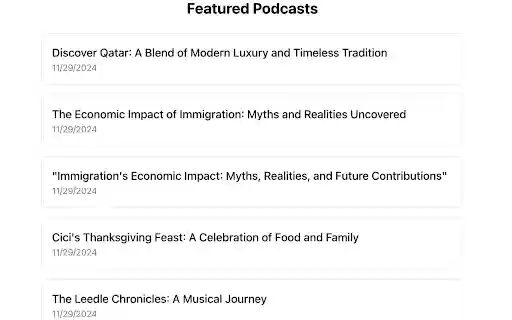 NotebookLM Podcast AI Podcast Generator  from Chrome web store to be run with OffiDocs Chromium online