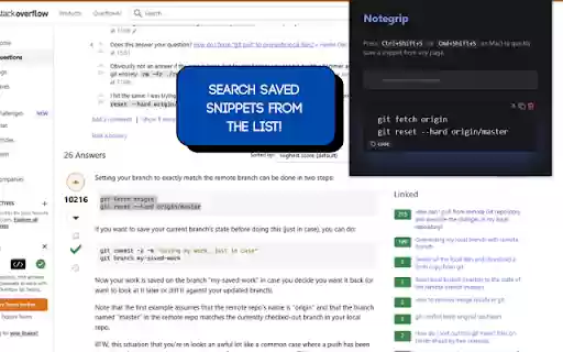 Notegrip  from Chrome web store to be run with OffiDocs Chromium online