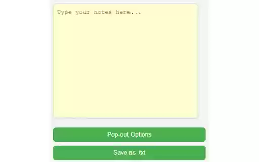 NoteThingy  from Chrome web store to be run with OffiDocs Chromium online