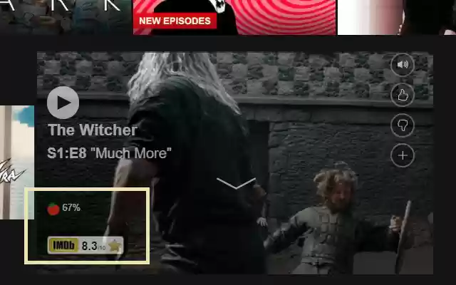 NotFlix  from Chrome web store to be run with OffiDocs Chromium online