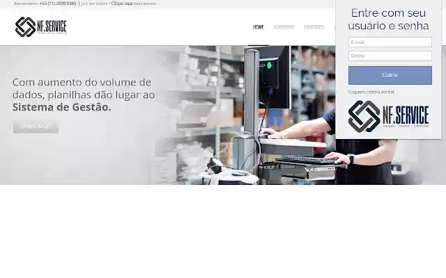 Notificações NFSERVICE  from Chrome web store to be run with OffiDocs Chromium online