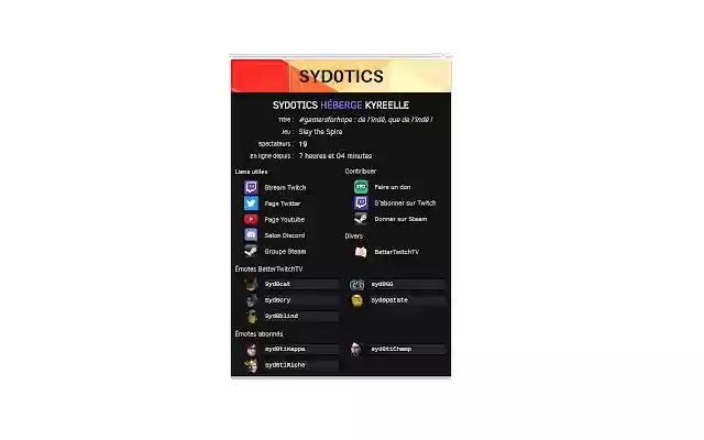 Notifications Twitch Syd0tics from Chrome web store to be run with OffiDocs Chromium online Notifications Twitch Syd0tics from Chrome web store to be run with OffiDocs Chromium online