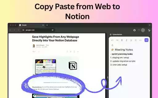 Notion Edit  Clip in Side Panel  from Chrome web store to be run with OffiDocs Chromium online