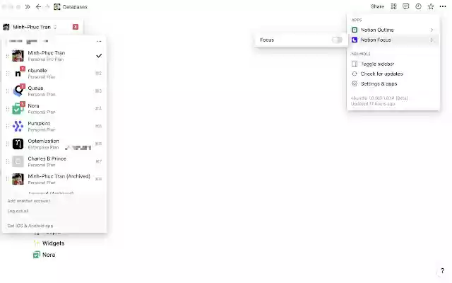 Notion Focus from Chrome web store to be run with OffiDocs Chromium online Notion Focus from Chrome web store to be run with OffiDocs Chromium online