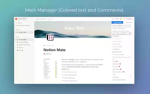 Notion Mate  from Chrome web store to be run with OffiDocs Chromium online