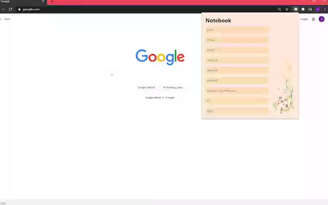 nottin  from Chrome web store to be run with OffiDocs Chromium online