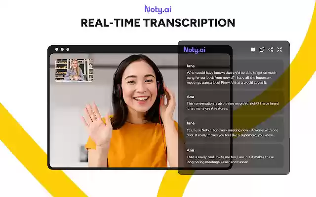 Noty: Google Meet Transcription Zoom from Chrome web store to be run with OffiDocs Chromium online Noty: Google Meet Transcription Zoom from Chrome web store to be run with OffiDocs Chromium online
