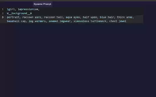 Novelai Wildcard Extension  from Chrome web store to be run with OffiDocs Chromium online